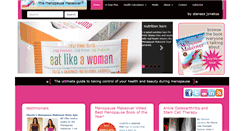 Desktop Screenshot of menopausemakeover.com