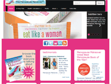Tablet Screenshot of menopausemakeover.com